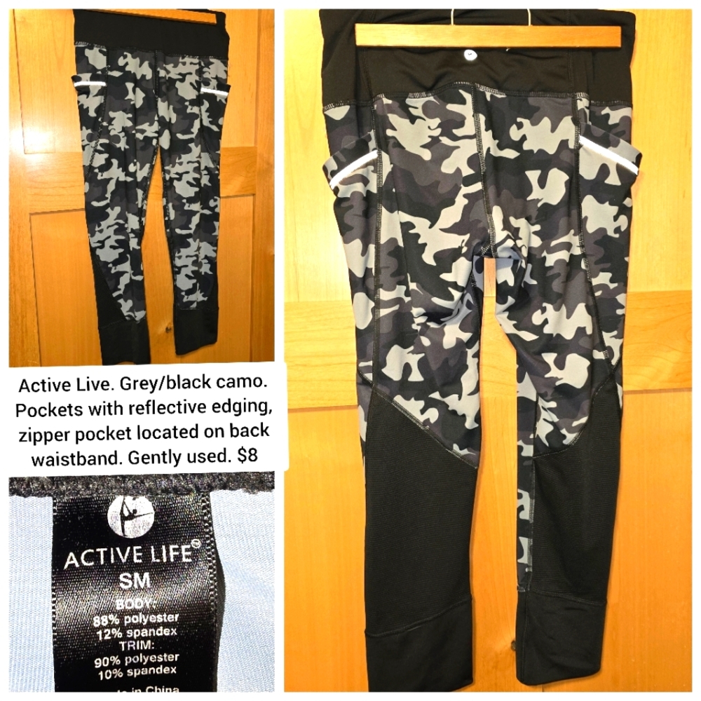 Active Life Cropped Camo Leggings